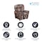Flash Furniture Camo Fabric Kids Recliner, 25" to 39" x 28" BT-7950-KID-CAMO-GG - alternate 9